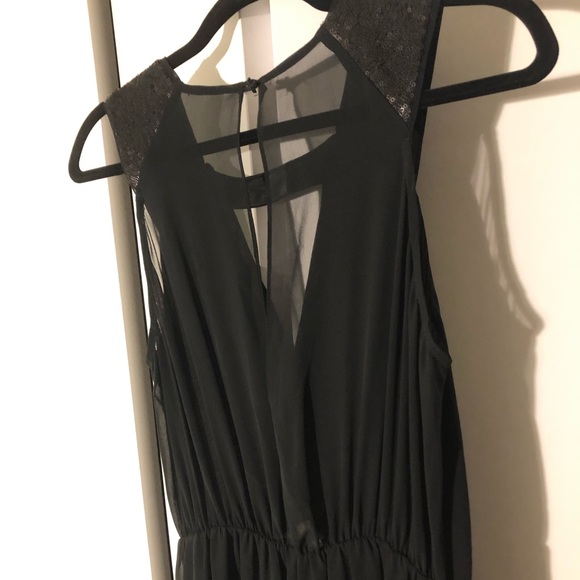 BCBG Black Floor Length Dress - Picture 4 of 11